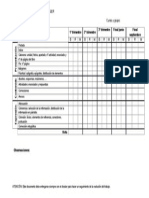 Rúbrica Evaluación de Dossier