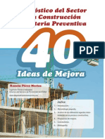 Diagnóstico Del Sector de La Construcción en Materia Preventiva, 40 Ideas de Mejora - Ramón Pérez Merlos (Subido Por Williams Lillo)