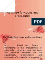 11.purchase Functions and Procedures