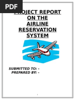 Airline Reservation Project