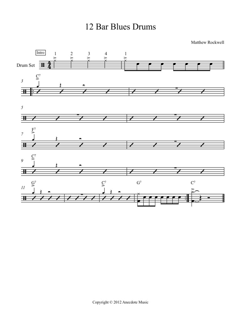 12 Bar Blues Drums