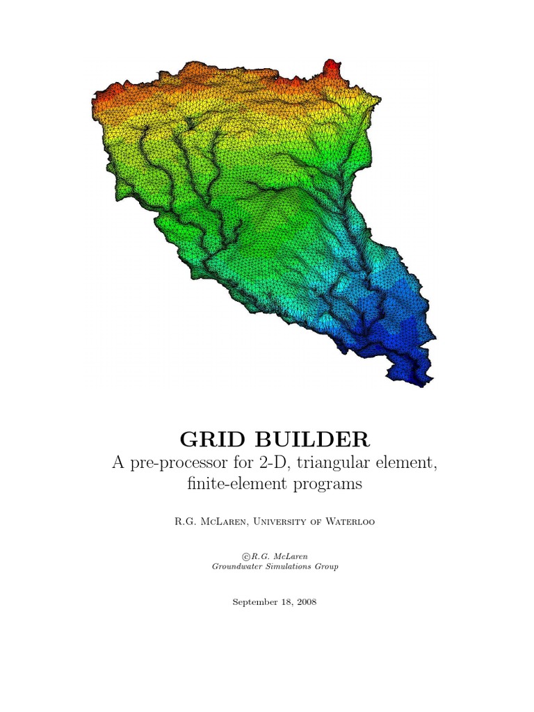 GRID BUILDER: 2D Finite Element Tool | PDF | Menu (Computing ...