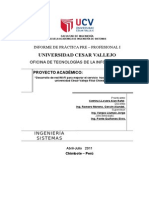 Avance de Prácticas Pre Profesionales UCV