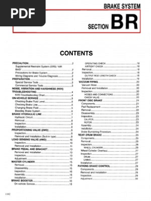 Nissan Terrano Workshop Manual PDF | PDF