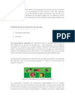 Clasificación y tipos de sensores discretos y analógicos