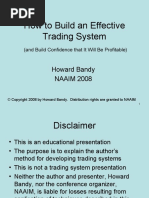 Download Bandy -- How to Build an Effective Trading System by derekhcw168 SN28805256 doc pdf