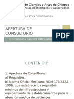 Apertura de Consultorio