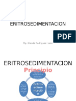 Eritrosedimentación