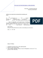 Modelos de Formatos Que Se Proporcionan a Empleadores