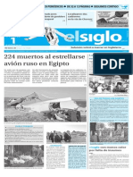 Edición Impresa El Siglo 01-11-2015