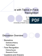 Biometrics With Topics in Face Recogntion - Age Progression