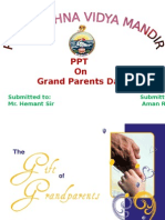 On Grand Parents Day: Submitted To: Submitted By: Mr. Hemant Sir Aman Raikwar