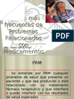 PRM-Causas frecuentes problemas relacionados medicamentos