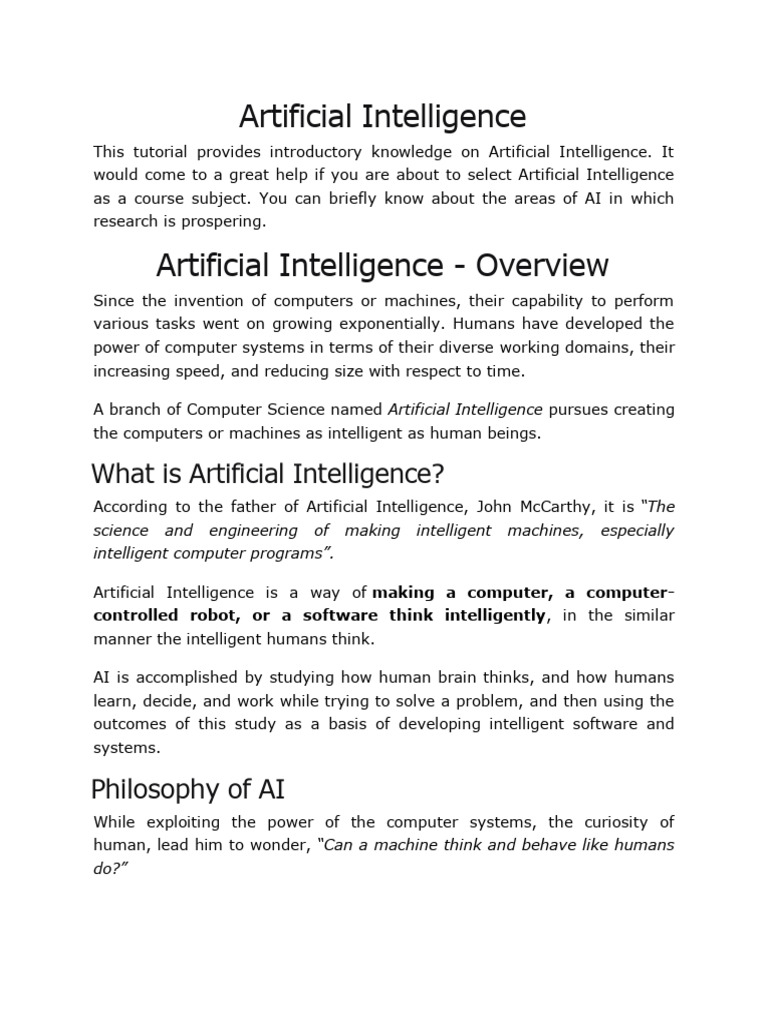 Artificial Intelligence | PDF | Artificial Intelligence | Fuzzy Logic
