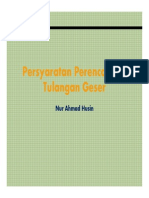 9.4 Persyaratan Perencanaan Tulangan Geser DA