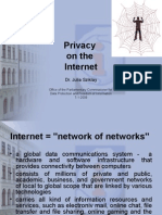 Privacy On The Internet