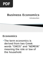 Business Economics