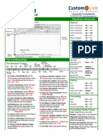 Excel Cheat Sheet