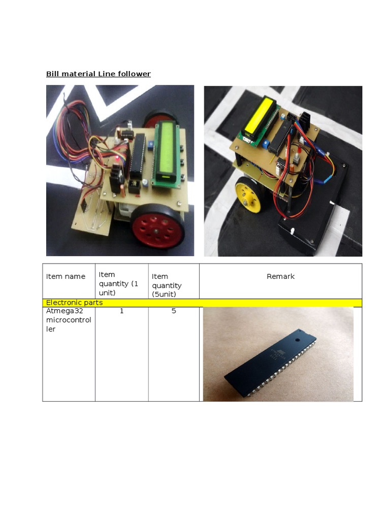 Bill Material Line Follower | PDF