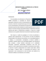 Enfoques Gerenciales en Venezuela en PDF