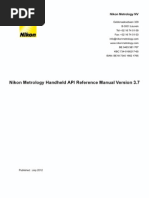 Nikon Metrology API v3.7 - Reference Manual