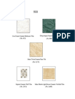Liva Cream Ceramic Bathroom Tiles Divya Impex Forest Green Tiles (Rs. 613) (Rs. 800)