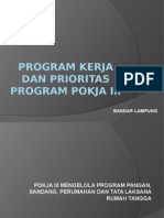 Program Kerja Dan Program Prioritas Pokja III