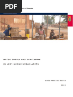 002. Water Supply and Sanitation in Low- Income Areas