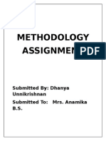 Methodology Assignment