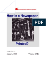 How Is A Newspaper Printed