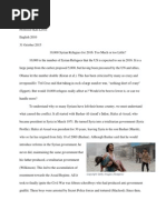 october 31 evaluation essay 1