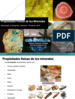 Propiedades Fisicas de Los Minerales