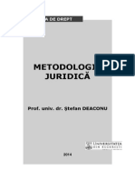 Curs ID Metodologie Juridica 2014 PDF