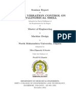 Active Vibration Control on Cyllindrical Shell