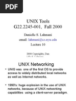 UNIX Tools G22.2245-001, Fall 2000: Danielle S. Lahmani Email