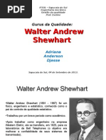Trabalho sobre Walter Shewart