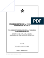 Dto Orient Planeacion Pedag Proyectos Formativos