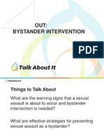 Talk About: Bystander Intervention
