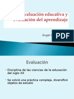 Evaluacion Educativa y Del Aprendizaje