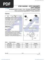 STB11NK50Z - STP11NK50ZFP STP11NK50Z