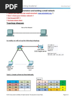 Lab3 Topology Orientation and Building A Small Network