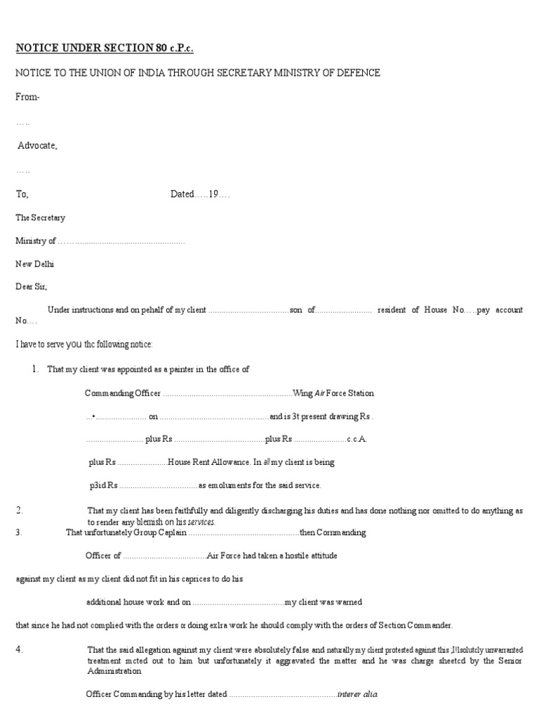 NOTICE UNDER SECTION 80 c.P.c..doc