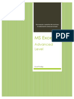 Advanced Excel Manual