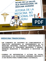HISTORIA DE LA MEDICINA NO TRADICIONAL EN PERU