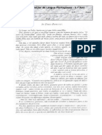 Ficha de avaliação de português sobre bonecas iguais