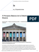 5 Principios Básicos de La Didáctica en Los Museos _ EVE Museografía