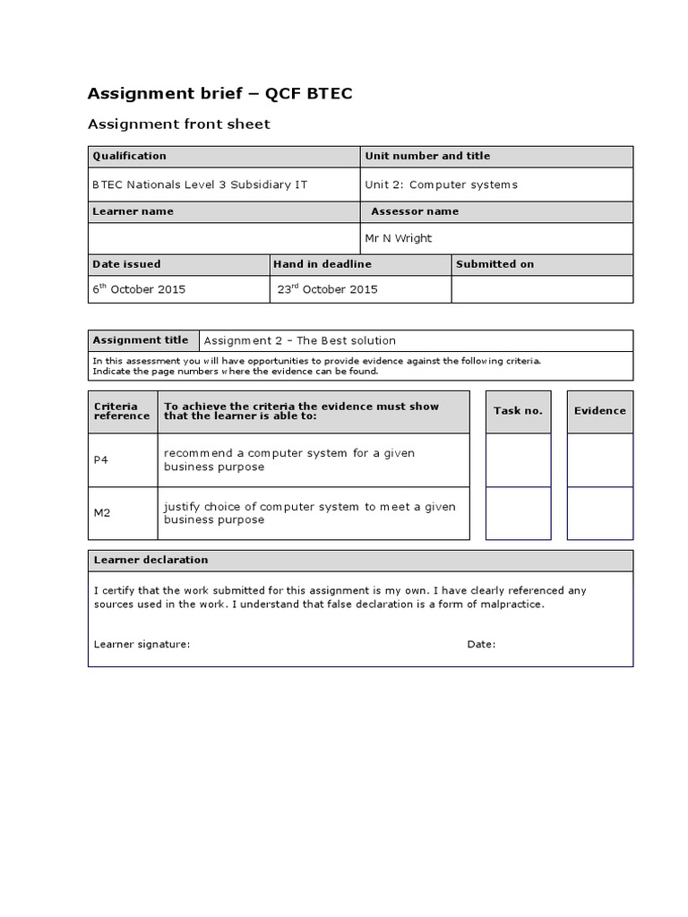 Computer System Recommendation for HazelWare | PDF | Educational ...