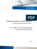 Citizen Centric e Participation Veebi