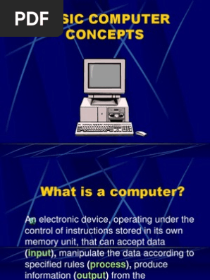 basic computer concepts pdf world wide web technology scribd