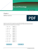 English Phonetics and Phonology4 Unit1 Extra Exercises